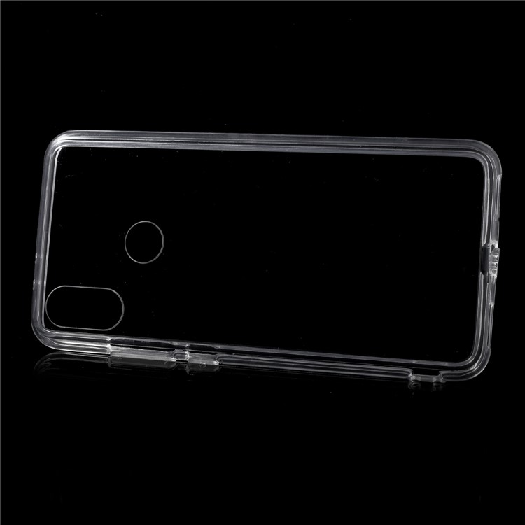 Crystal Clear Acrylic+ TPU Hybrid Back Case for Xiaomi Mi 6X - Transparent-2