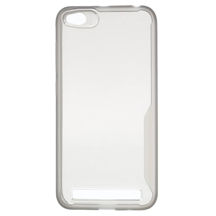Shock Absorption Soft TPU Phone Casing for Xiaomi Redmi 5A - Grey-1