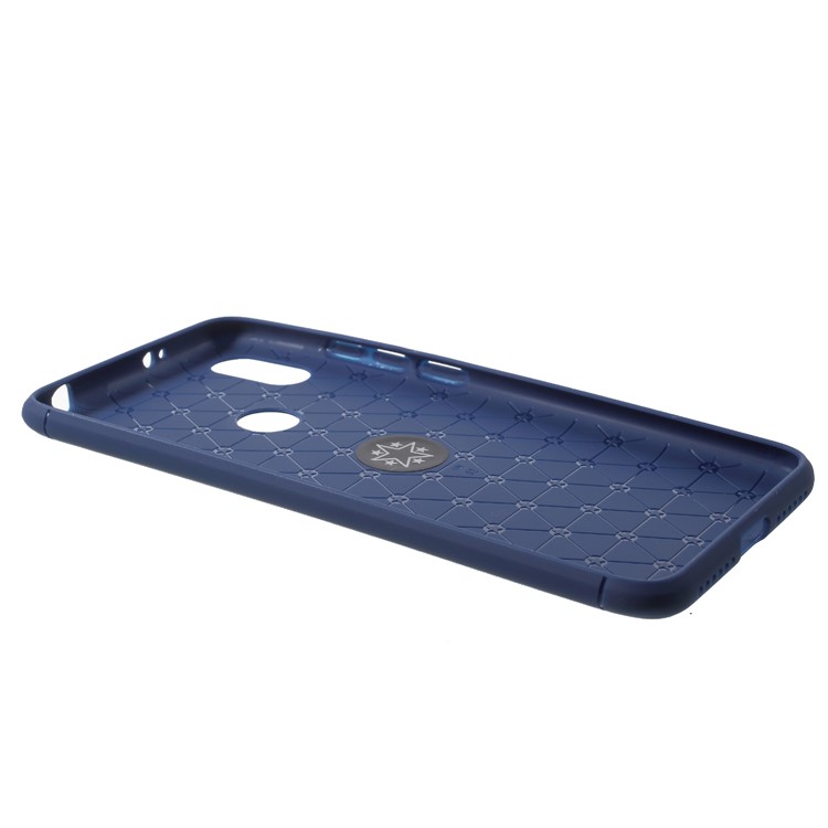 Finger Ring Kickstand TPU Cover Case for Xiaomi Redmi S2/ Y2 (Built-in Magnetic Metal Sheet) - Blue-4