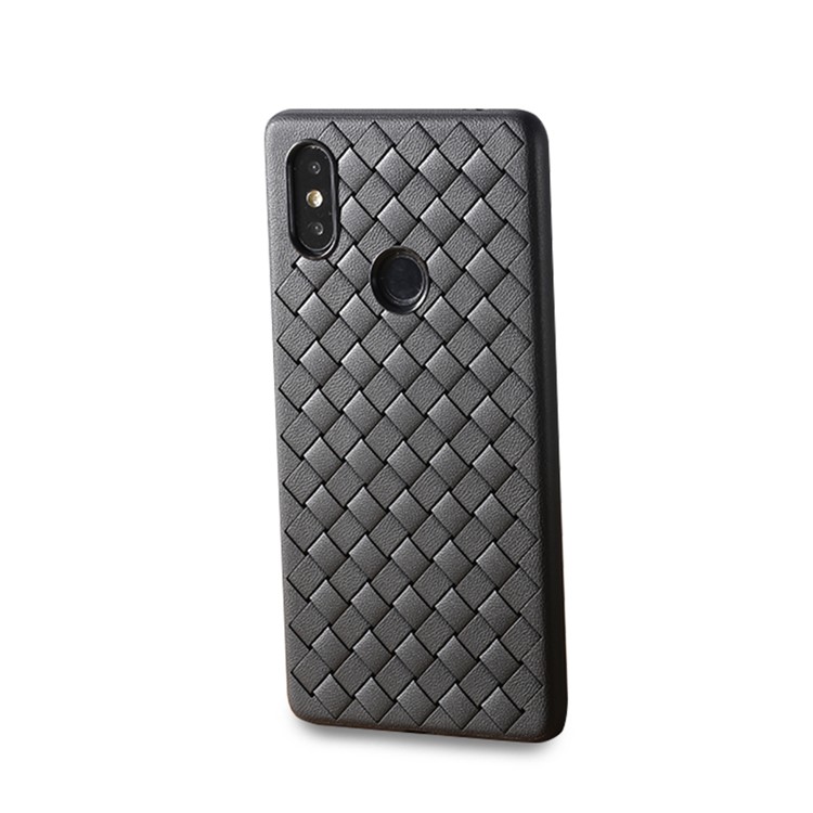 BENKS Woven Grid Pattern Flexible TPU Case for Xiaomi Mi 8 SE (5.88-inch) - Black-5
