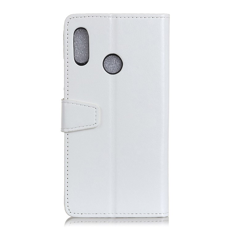 Crazy Horse Texture Wallet Stand Leather Mobile Cover for Xiaomi Mi A2 Lite / Redmi 6 Pro - White-3