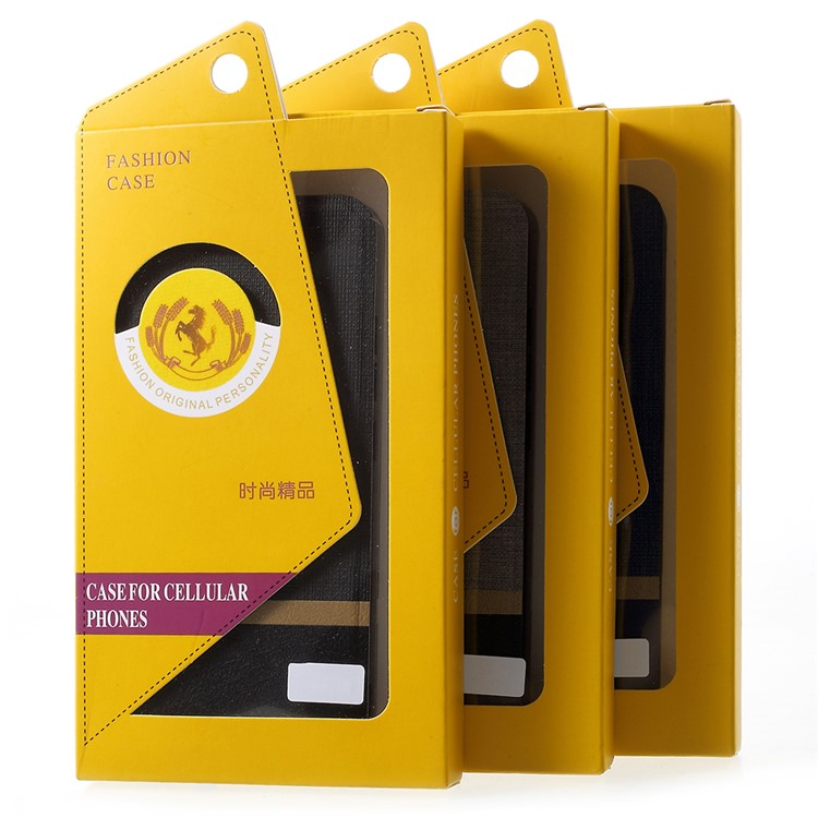 Cross Pattern Leather Card Holder Phone Cover (Built-in Steel Sheet) for Xiaomi Redmi 6 - Black-6