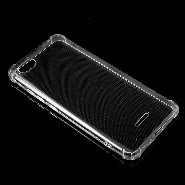 Shock Absorption Clear TPU Cell Phone Cover for Xiaomi Redmi 6A (Single 12MP Rear Camera)-2