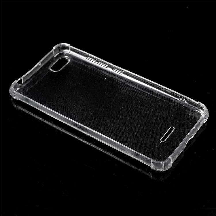 Shock Absorption Clear TPU Cell Phone Cover for Xiaomi Redmi 6A (Single 12MP Rear Camera)-3
