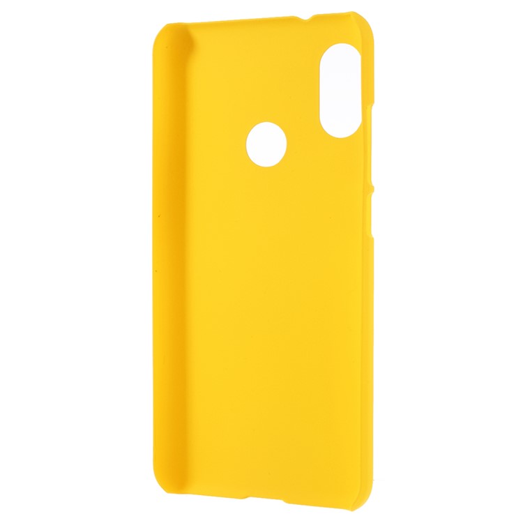Glossy Hard PC Back Phone Case Cover for Xiaomi Mi A2 Lite / Redmi 6 Pro - Yellow-3