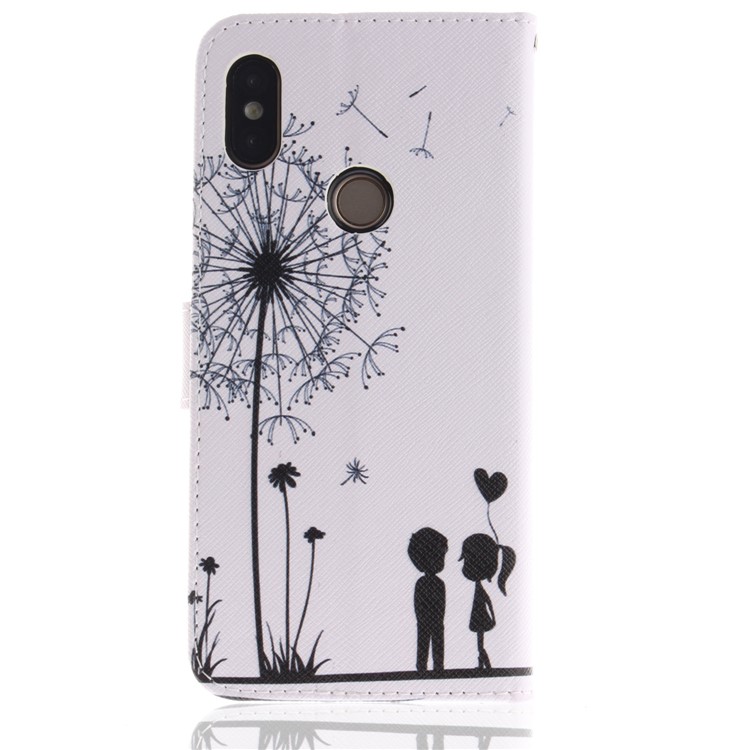 Pattern Printing Stand Wallet Leather Case Cover for Xiaomi Redmi S2 / Redmi Y2 - Dandelion Pattern-3