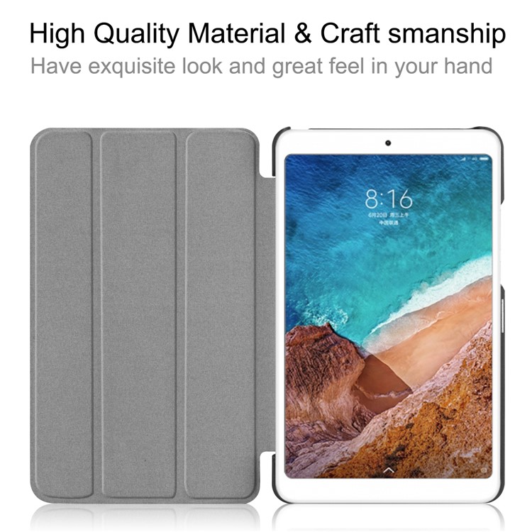 Pattern Printing Smart Tri-fold Leather Stand Case for Xiaomi Mi Pad 4 - Do not Touch Me-7
