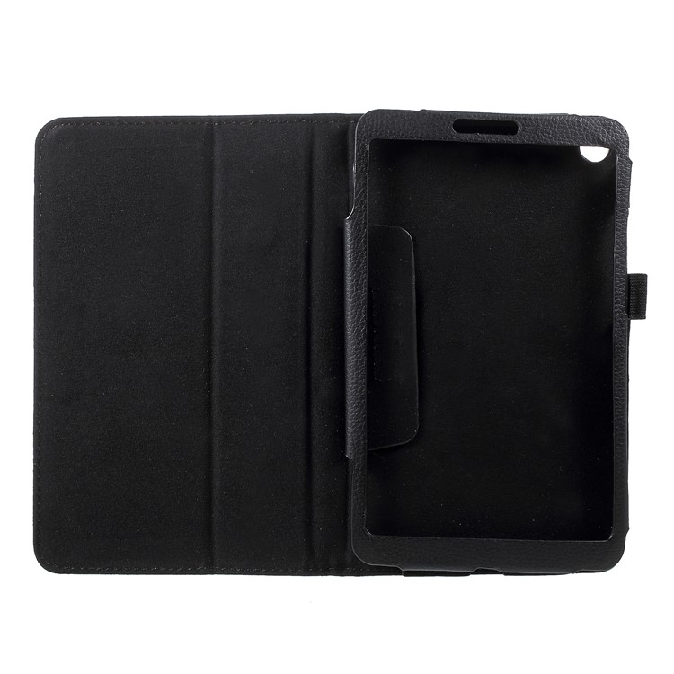 Cover Tablet in Pelle di Texture Litchi Per Xiaomi Mi Pad 4 - Nero-6