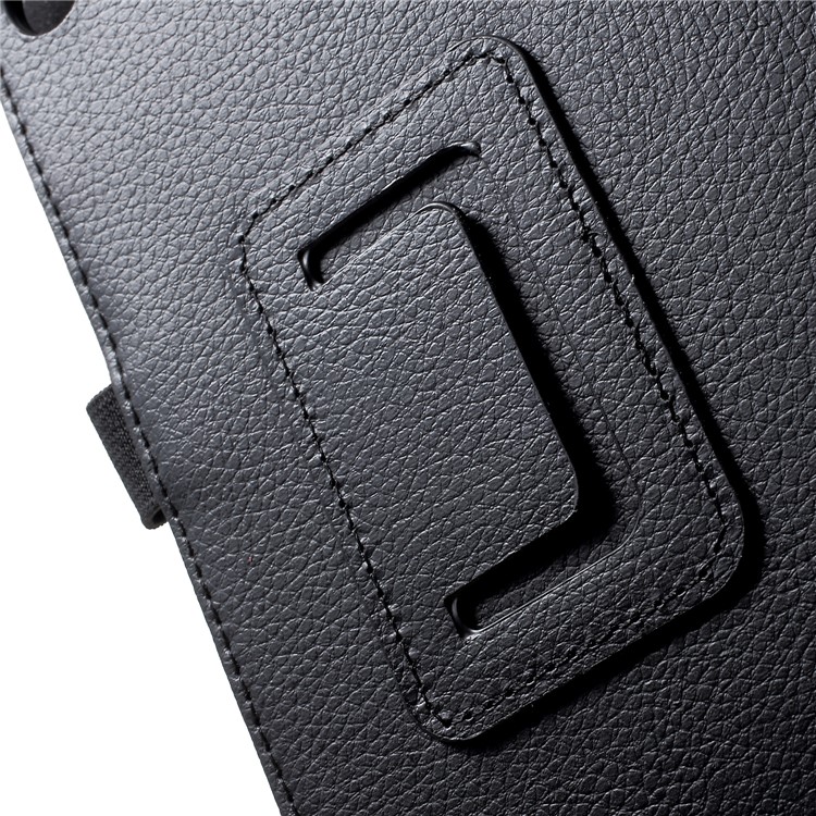 Litchi Texture PU Leather Stand Tablet Cover for Xiaomi Mi Pad 4 - Black-7