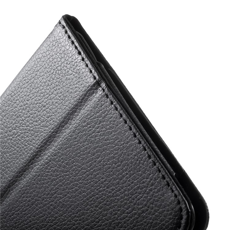 Litchi Texture PU Leather Stand Tablet Cover for Xiaomi Mi Pad 4 - Black-8
