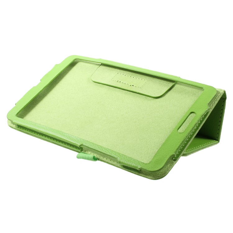 Litchi Grain Stand PU Leather Tablet Cover Accessory for Xiaomi Mi Pad 4 - Green-5