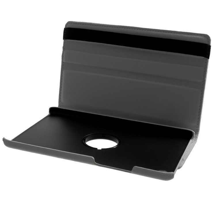 Litchi Grain 360 Degree Rotary Stand Leather Tablet Shell for Xiaomi Mi Pad 4 - White-6