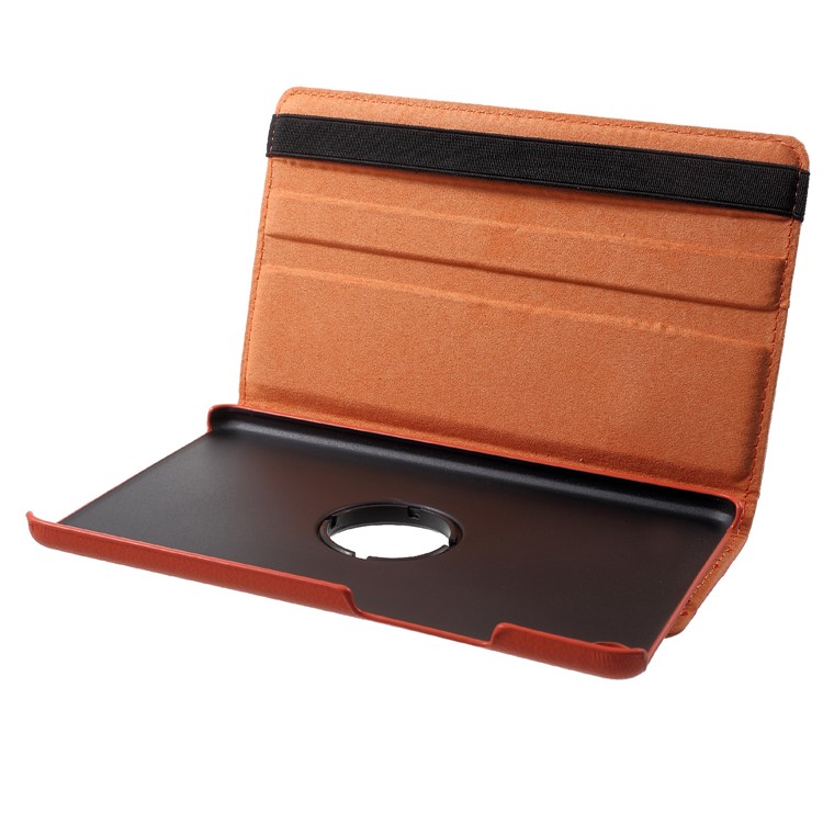 Litchi Grain 360 Degree Rotary Stand Leather Tablet Protective Case for Xiaomi Mi Pad 4 - Orange-7