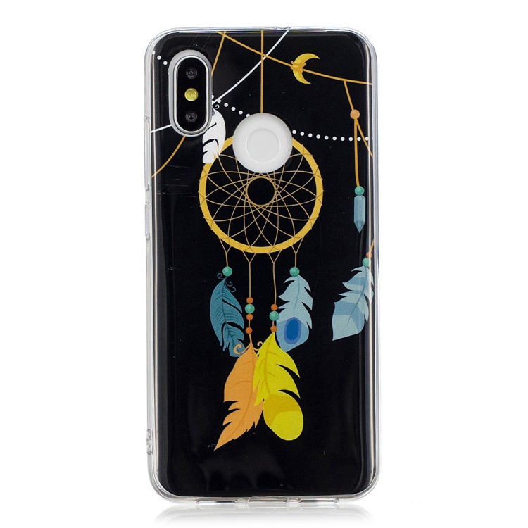 Luminous IMD Pattern Printing TPU Back Shell for Xiaomi Mi 8 (6.21-inch) - Dream Catcher-2