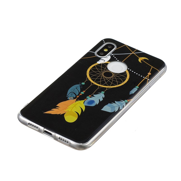 Luminous IMD Pattern Printing TPU Back Shell for Xiaomi Mi 8 (6.21-inch) - Dream Catcher-3