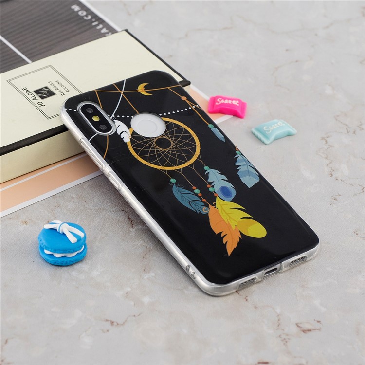 Luminous IMD Pattern Printing TPU Back Shell for Xiaomi Mi 8 (6.21-inch) - Dream Catcher-5