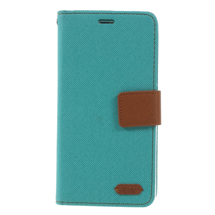 ROAR KOREA Twill Leather Wallet Magnetic Back Case for Xiaomi Mi 8 SE (5.88-inch) - Green-1
