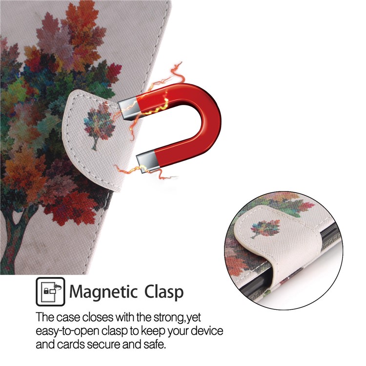 For Xiaomi Redmi Note 5 Pro (Dual Camera) / Redmi Note 5 (China) Pattern Printing Wallet Leather Stand Cover - Colorzied Tree-6