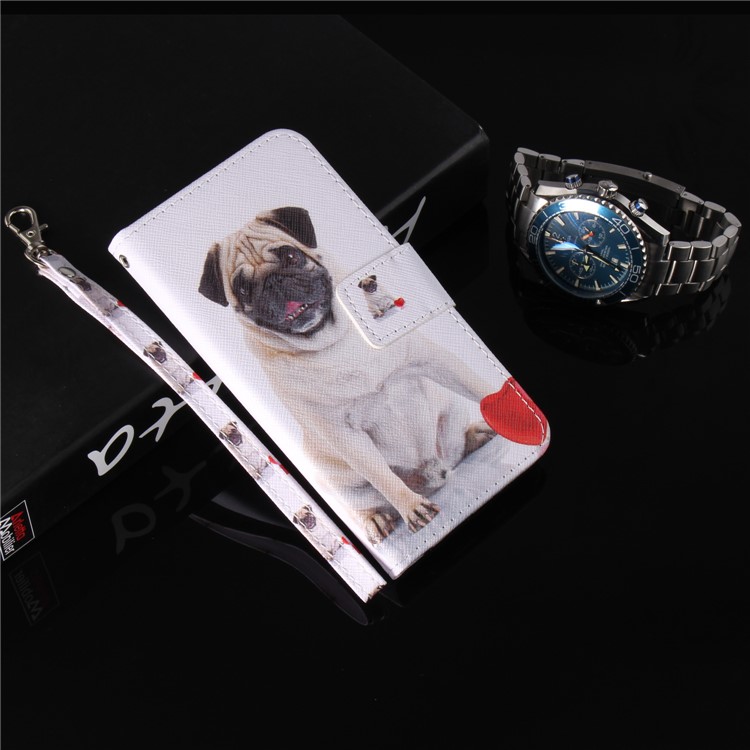 Pattern Printing Wallet Leather Cover with Stand for Xiaomi Redmi Note 5 Pro (Dual Camera) / Redmi Note 5 (China) - Dog-9