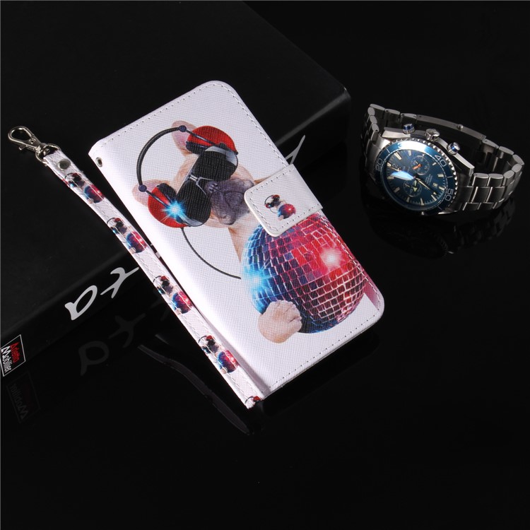 Pattern Printing Wallet Leather Flip Stand Shell for Xiaomi Redmi Note 5 Pro (Dual Camera) / Redmi Note 5 (China) - Cool Dog-9