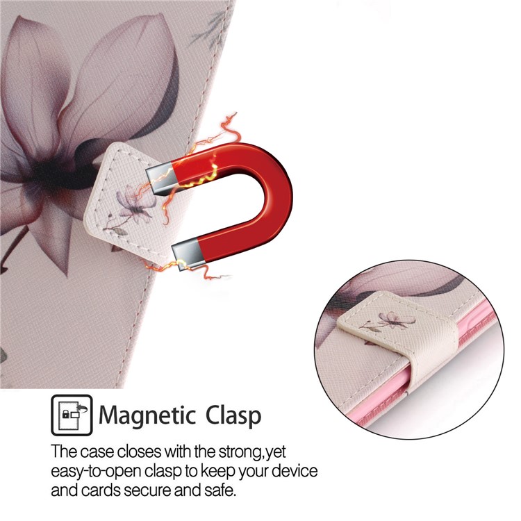 Pattern Printing Wallet Stand Leather Phone Shell for Xiaomi Redmi Note 5 Pro (Dual Camera) / Redmi Note 5 (China) - Flower-6
