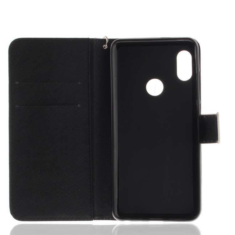 Pattern Printing PU Leather Magnetic Wallet Mobile Phone Shell for Xiaomi Redmi Note 5 Pro (Dual Camera) / Redmi Note 5 (China) - Eye-8