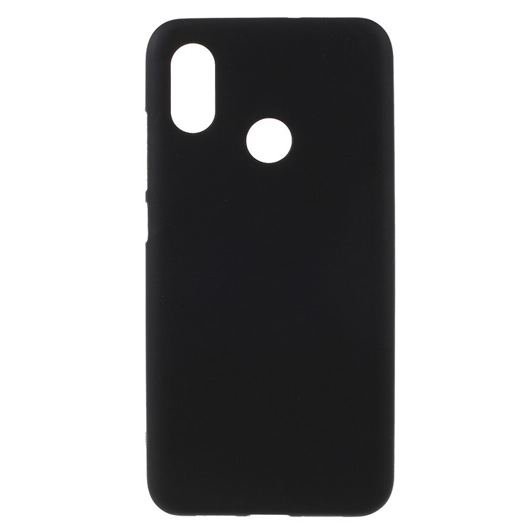 Double-sided Matte TPU Gel Back Phone Cover for Xiaomi Mi 8 (6.21-inch) - Black-1