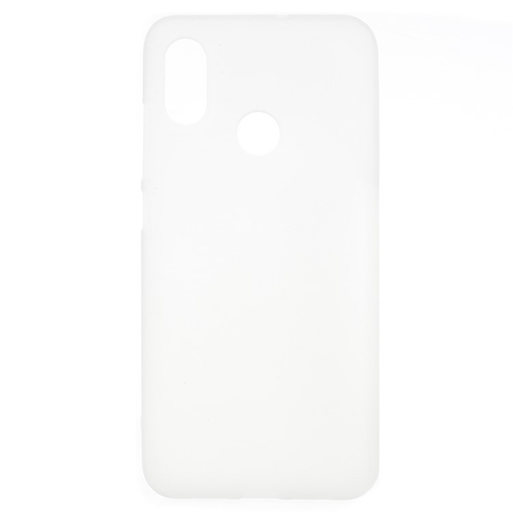 Double-sided Matte TPU Gel Back Phone Case for Xiaomi Mi 8 (6.21-inch) - White-1