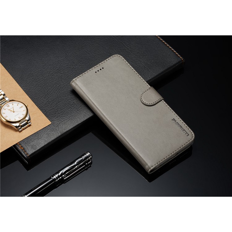 LC.IMEEKE Wallet Stand Leather Flip Mobile Case for Xiaomi Redmi Note 5 Pro (Dual Camera) / Redmi Note 5 (China) - Grey-4