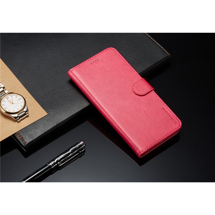 Lc. Imeeke Wallet Stand Cuir Protective Cover Shell Pour Xiaomi Redmi Note 5 Pro (double Caméra) / Redmi Note 5 (chine) - Rose