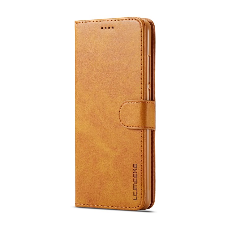 Carta De Crédito. Imeeke Wallet Holder Leather Flip - Over Mobile Case For Mini Redmi Note 5 Pro (Double Camera) / Redmi Note 5 (China) - Marrón-2