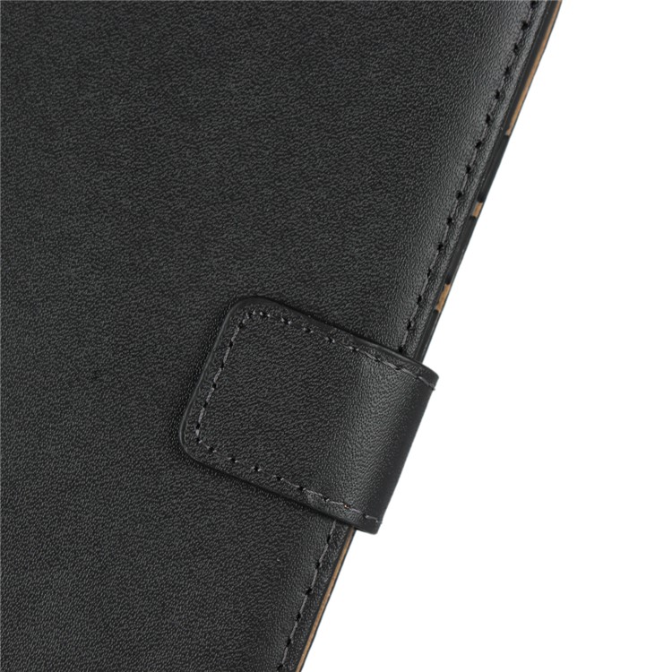 Genuine Leather Wallet Stand Phone Case for Xiaomi Redmi S2 / Redmi Y2 - Black-7