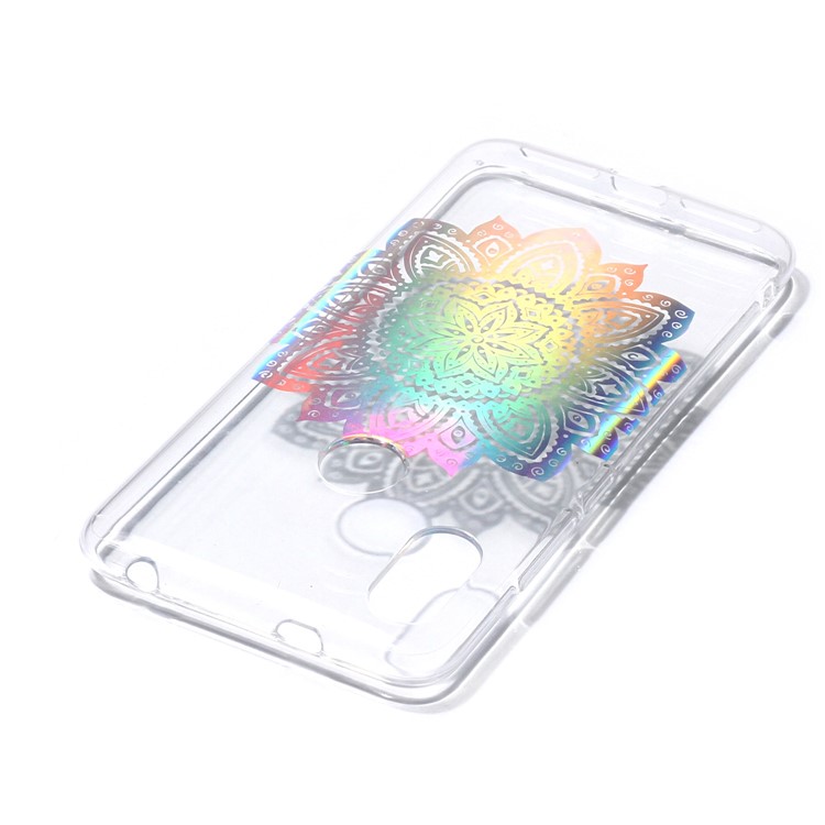 Colorful Laser Carving IMD Patterned TPU Cover for Xiaomi Redmi S2 / Y2 - Blossom Flower-4