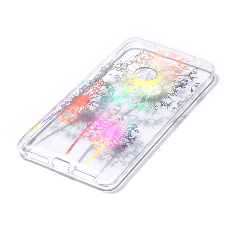 Colorful Laser Carving IMD Patterned TPU Lightweight Cover for Xiaomi Redmi S2 / Y2 - Dandelion-3