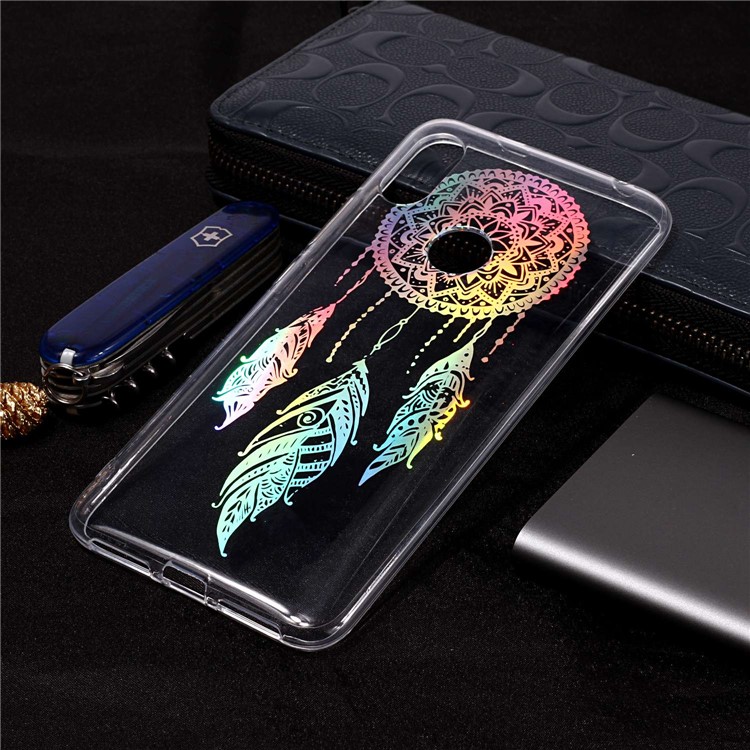 Colorful Laser Carving IMD Patterned Flexible TPU Case for Xiaomi Redmi S2 / Y2 - Dream Catcher-1