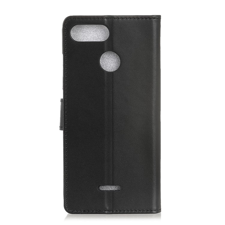 Custodia Portafoglio In Pelle Per Xiaomi Redmi 6 (doppia Fotocamera: 12MP + 5MP) - Nero-2