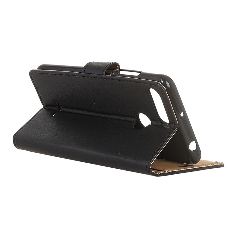 Custodia Portafoglio In Pelle Per Xiaomi Redmi 6 (doppia Fotocamera: 12MP + 5MP) - Nero-3