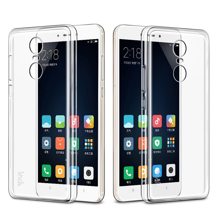 IMAK Stealth Case Clear 0.7mm TPU Skin Cover for Xiaomi Note 4-9
