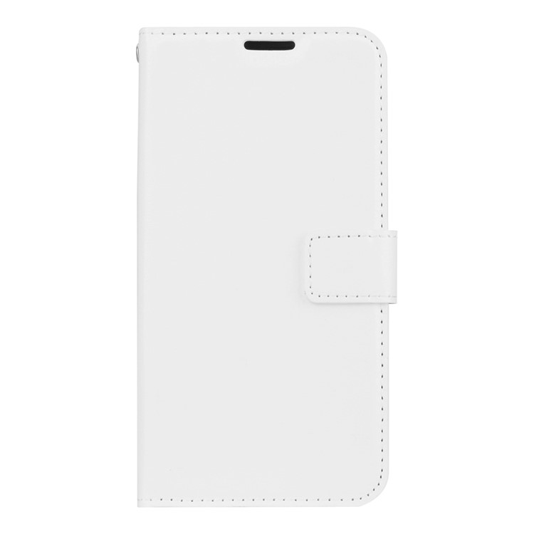 Crazy Horse Texture Wallet Stand Leather Phone Cover for Xiaomi Redmi 6 - White-2