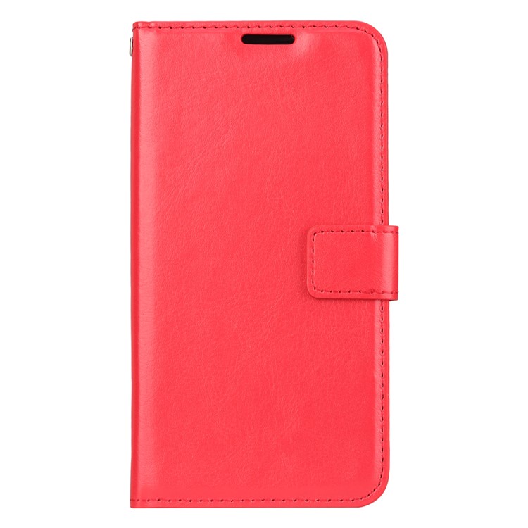 Crazy Horse Texture Wallet Stand Leather Flip Case for Xiaomi Redmi 6 - Red-2