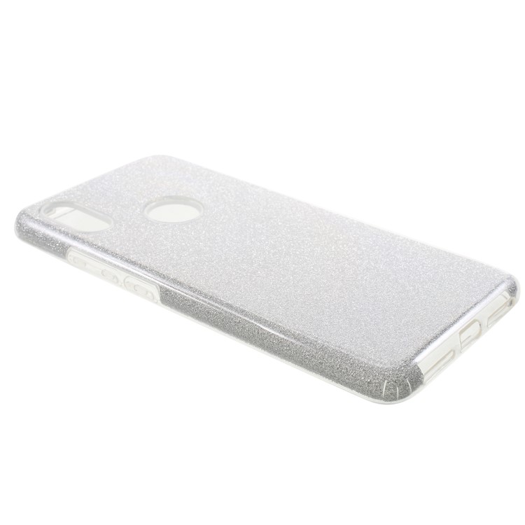 3-in-1 Glittery Powder Paper TPU + PC Hybrid Cover for Xiaomi Redmi S2 / Redmi Y2 - Silver-2
