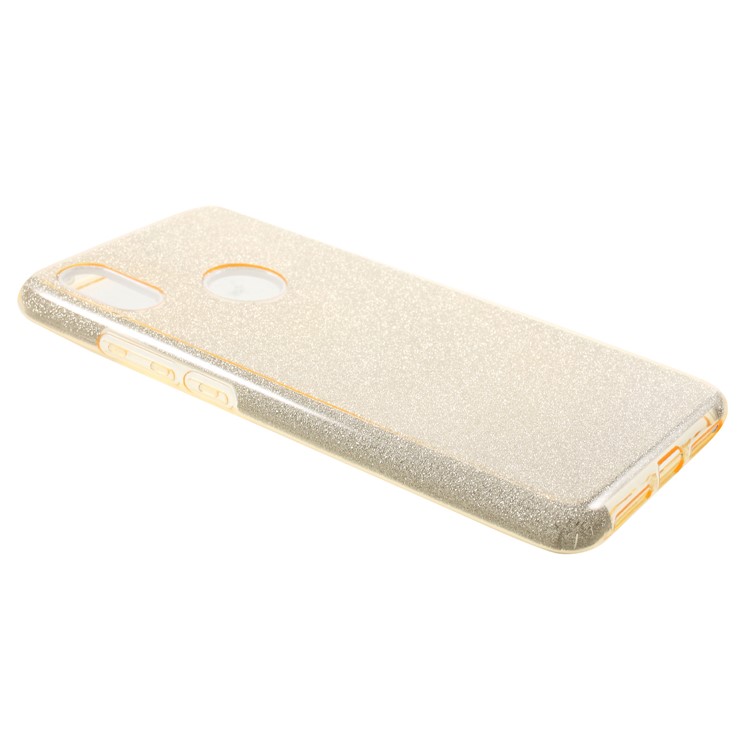 3-in-1 Glittery Powder Paper TPU + Plastic Hybrid Casing for Xiaomi Redmi S2 / Redmi Y2 - Gold-2