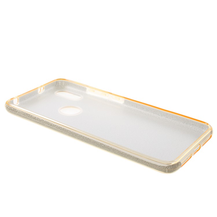 3-in-1 Glittery Powder Paper TPU + Plastic Hybrid Casing for Xiaomi Redmi S2 / Redmi Y2 - Gold-3