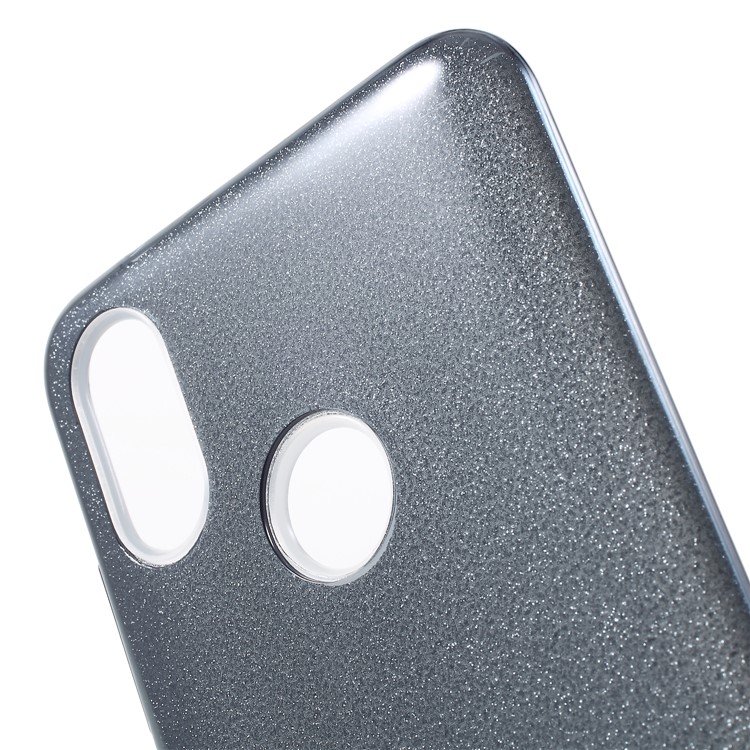 Glittery TPU + PC Hybrid Back Phone Casing for Xiaomi Mi A2 / Mi 6X - Grey-5