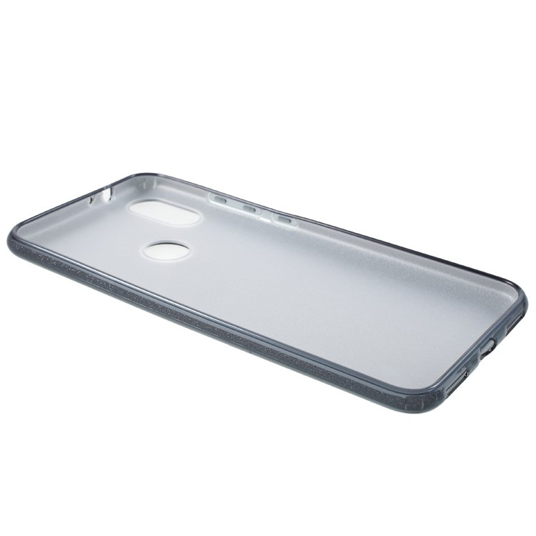 Glittery TPU + PC Hybrid Back Phone Casing for Xiaomi Mi A2 / Mi 6X - Grey-6
