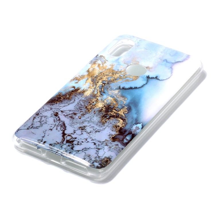 Pattern Printing Marble IMD TPU Phone Shell for Xiaomi Redmi S2 / Redmi Y2 - Lava Pattern-3