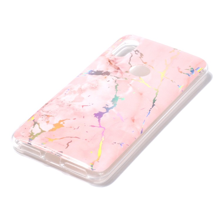 Marble Pattern Color Plated IMD TPU Back Shell for Xiaomi Redmi S2 / Redmi Y2 - Pink-3