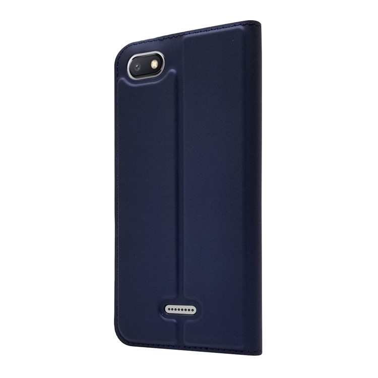 Auto-absorbiert PU Leder Kartenhalter Fall Mit Ständer Für Xiaomi Redmi 6a (einzelne 12MP Rückfahrkamera) - Dunkelblau-7