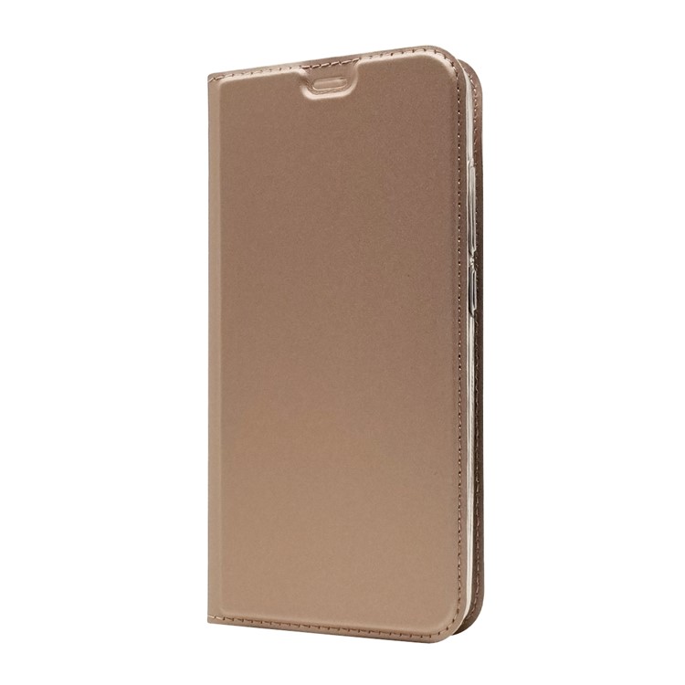 Авто-поглощенная Кожаная Подставка Для Крышки С Гнездом Для Карты Xiaomi Mi A2 Lite / Redmi 6 Pro - Розовое Золото-7