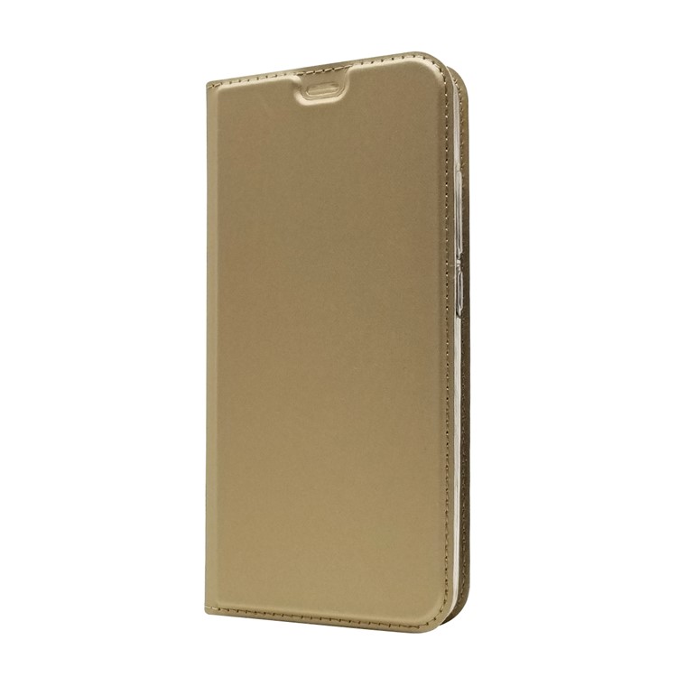 Auto-absorbed PU Leather Stand Case with Card Slot for Xiaomi Mi A2 Lite / Redmi 6 Pro - Gold-8